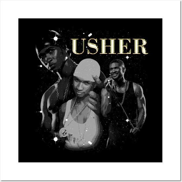 usher - music Wall Art by loko.graphic